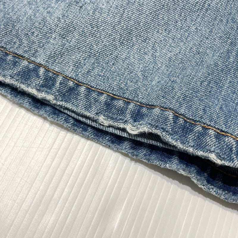 【中古品】【メンズ】 BREATH ブレス DAMAGE OVER SIZE DENIM SHORTS BR24SS-P1005 ダメージ 加工 オーバー サイズ デニム ショーツ ボトムス 短パン 153-260808-sa-17-tei サイズ：XL カラー：インディゴ 万代Net店