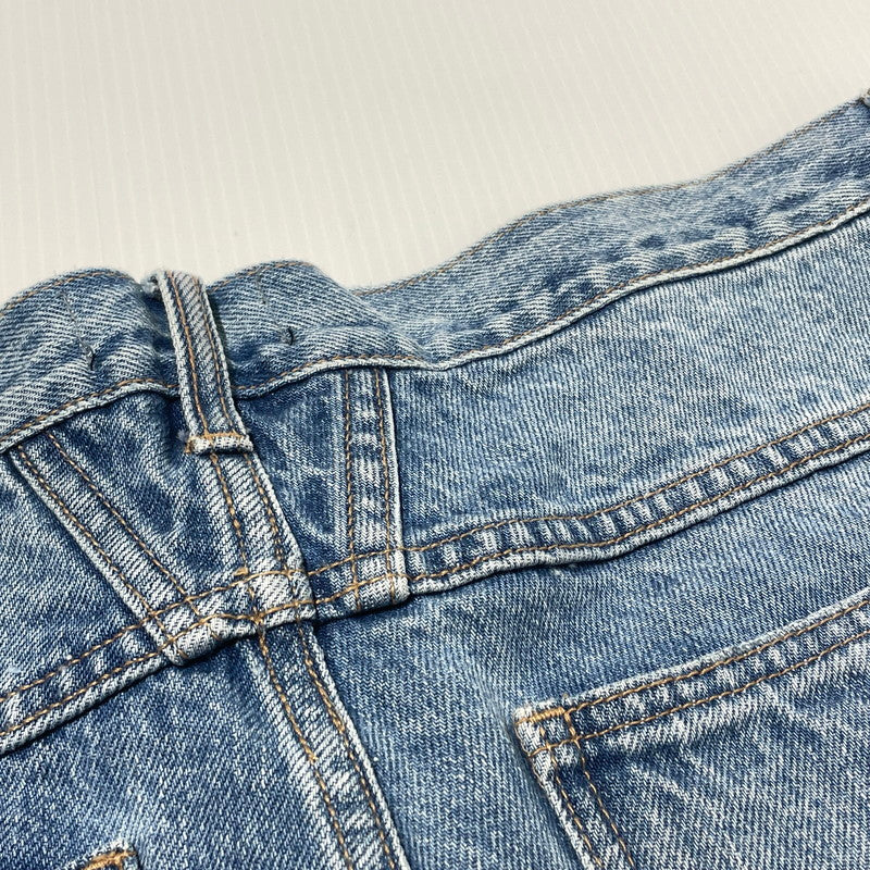 【中古品】【メンズ】 BREATH ブレス DAMAGE OVER SIZE DENIM SHORTS BR24SS-P1005 ダメージ 加工 オーバー サイズ デニム ショーツ ボトムス 短パン 153-260808-sa-17-tei サイズ：XL カラー：インディゴ 万代Net店