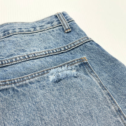 【中古品】【メンズ】 BREATH ブレス DAMAGE OVER SIZE DENIM SHORTS BR24SS-P1005 ダメージ 加工 オーバー サイズ デニム ショーツ ボトムス 短パン 153-260808-sa-17-tei サイズ：XL カラー：インディゴ 万代Net店