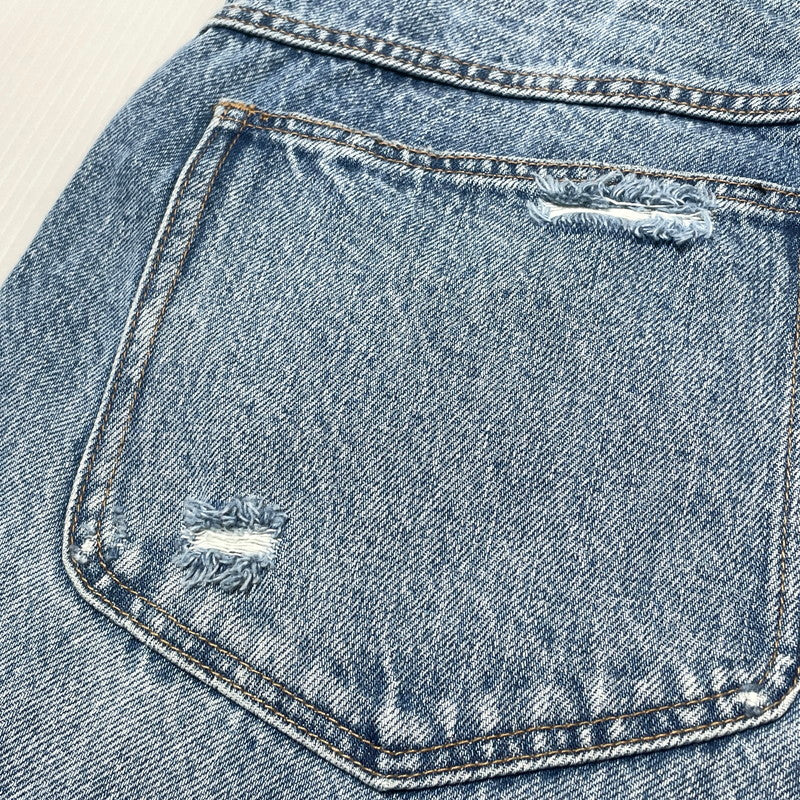 【中古品】【メンズ】 BREATH ブレス DAMAGE OVER SIZE DENIM SHORTS BR24SS-P1005 ダメージ 加工 オーバー サイズ デニム ショーツ ボトムス 短パン 153-260808-sa-17-tei サイズ：XL カラー：インディゴ 万代Net店