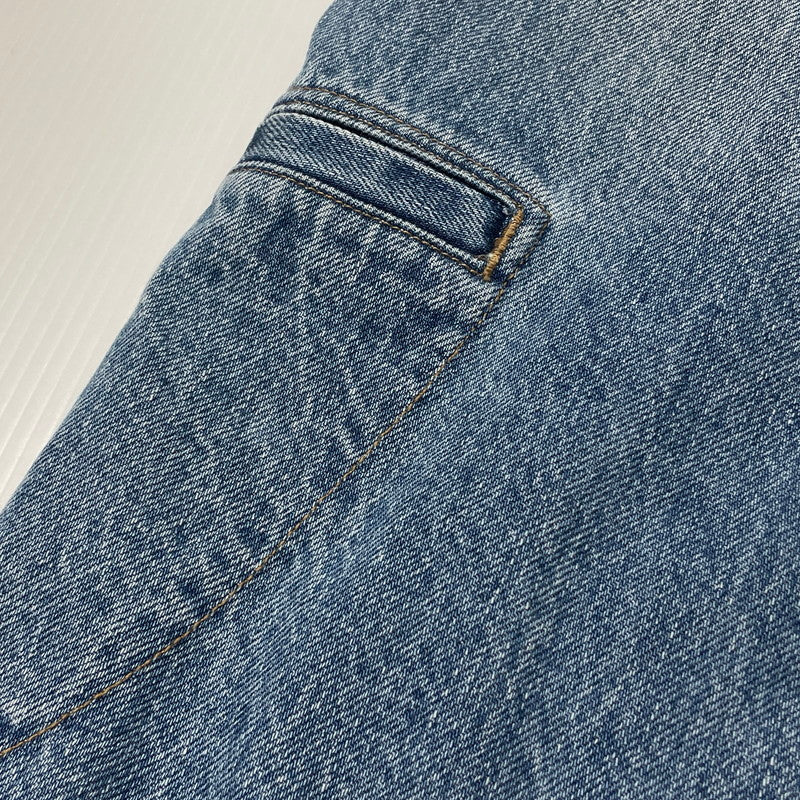 【中古品】【メンズ】 BREATH ブレス DAMAGE OVER SIZE DENIM SHORTS BR24SS-P1005 ダメージ 加工 オーバー サイズ デニム ショーツ ボトムス 短パン 153-260808-sa-17-tei サイズ：XL カラー：インディゴ 万代Net店