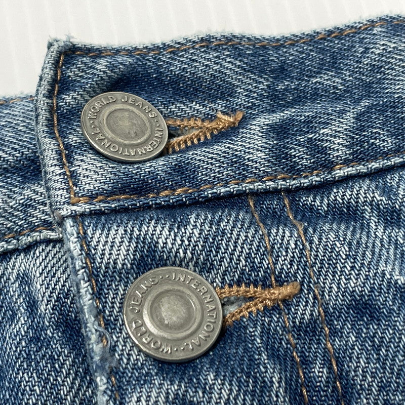 【中古品】【メンズ】 BREATH ブレス DAMAGE OVER SIZE DENIM SHORTS BR24SS-P1005 ダメージ 加工 オーバー サイズ デニム ショーツ ボトムス 短パン 153-260808-sa-17-tei サイズ：XL カラー：インディゴ 万代Net店