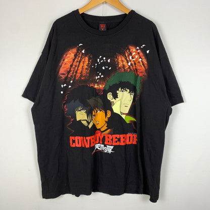 【中古品】【メンズ】 GEEKS RULE ギークス ルール COWBOY BEBOP S/S TEE カウボーイビバップ ショートスリーブ Tシャツ 半袖 トップス 天国の扉 145-260808-ko-04-tei サイズ：XXL カラー：ブラック 万代Net店