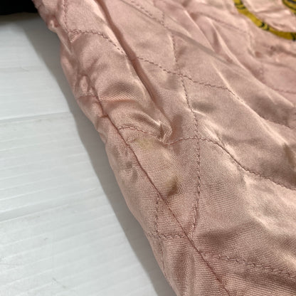 【現状渡し品】【メンズ】 ROOTS BANK CORPORATION ルーツバンクコーポレーション SOUVENIR JACKET OKINAWA スーベニアジャケット ライトアウター スカジャン 沖縄 145-260808-ko-03-tei サイズ：L カラー：ブラウン系×ピンク 万代Net店