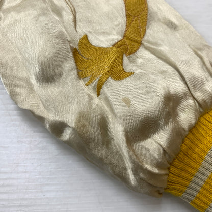 【現状渡し品】【メンズ】 ROOTS BANK CORPORATION ルーツバンクコーポレーション SOUVENIR JACKET OKINAWA スーベニアジャケット ライトアウター スカジャン 沖縄 145-260808-ko-03-tei サイズ：L カラー：ブラウン系×ピンク 万代Net店