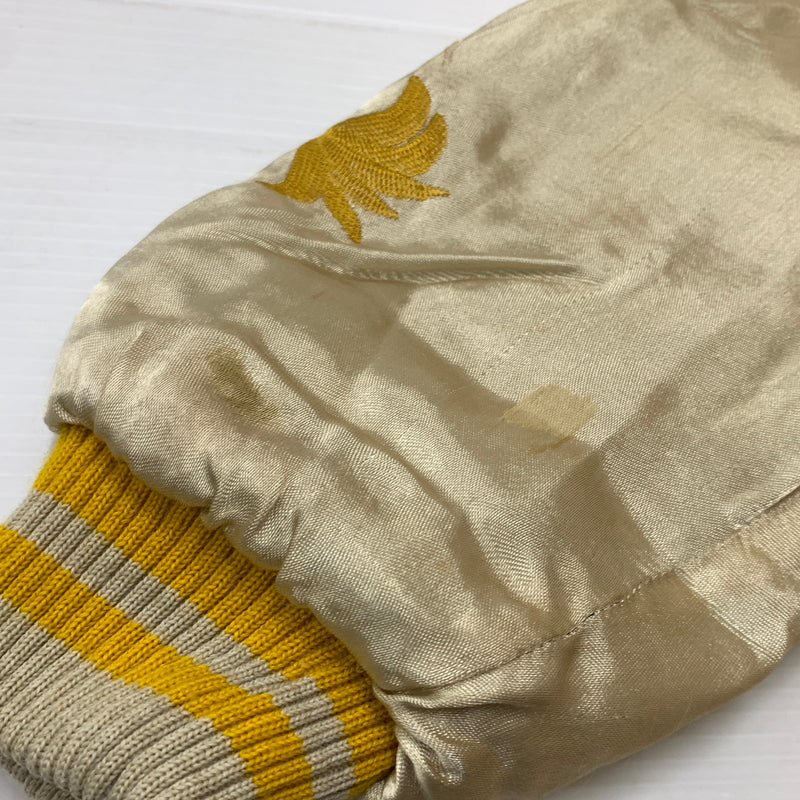 【現状渡し品】【メンズ】 ROOTS BANK CORPORATION ルーツバンクコーポレーション SOUVENIR JACKET OKINAWA スーベニアジャケット ライトアウター スカジャン 沖縄 145-260808-ko-03-tei サイズ：L カラー：ブラウン系×ピンク 万代Net店