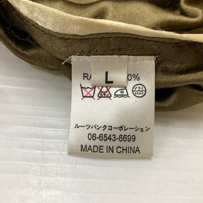 【現状渡し品】【メンズ】 ROOTS BANK CORPORATION ルーツバンクコーポレーション SOUVENIR JACKET OKINAWA スーベニアジャケット ライトアウター スカジャン 沖縄 145-260808-ko-03-tei サイズ：L カラー：ブラウン系×ピンク 万代Net店