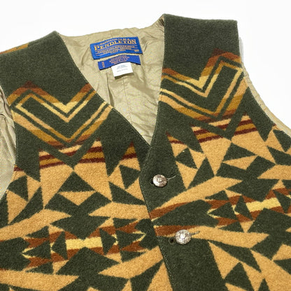 【現状渡し品】【メンズ】 PENDLETON ペンドルトン WOOL VEST ウール ベスト トップス 145-260808-sa-10-tei サイズ：M カラー：総柄 万代Net店