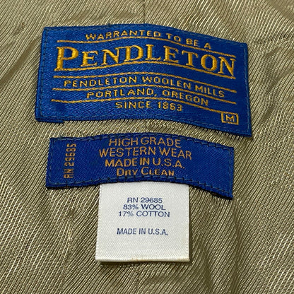 【現状渡し品】【メンズ】 PENDLETON ペンドルトン WOOL VEST ウール ベスト トップス 145-260808-sa-10-tei サイズ：M カラー：総柄 万代Net店