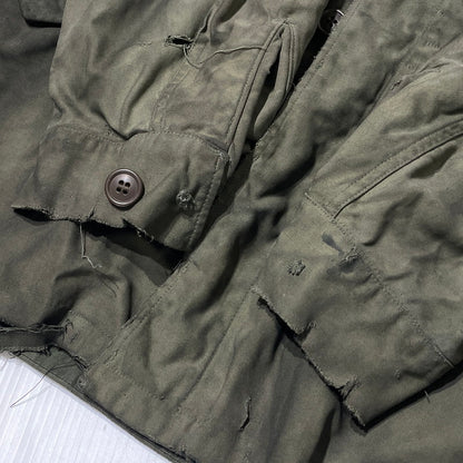 【現状渡し品】【メンズ】 US ARMY アメリカ軍 40’s VINTAGE FIELD JACKET M-1943 40年代 ヴィンテージ フィールド ジャケット アウター 145-260808-sa-11-tei サイズ：不明 カラー：カーキ 万代Net店