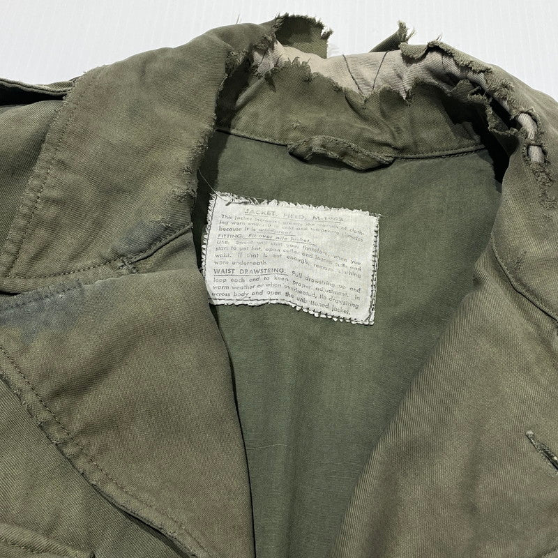 【現状渡し品】【メンズ】 US ARMY アメリカ軍 40’s VINTAGE FIELD JACKET M-1943 40年代 ヴィンテージ フィールド ジャケット アウター 145-260808-sa-11-tei サイズ：不明 カラー：カーキ 万代Net店