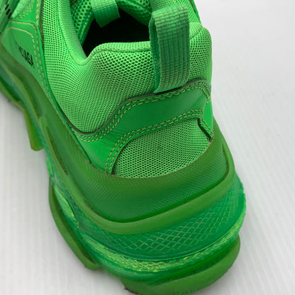 【中古品】【メンズ】 BALENCIAGA バレンシアガ TRIPLE S SNEAKERS 541624 トリプル エス スニーカー 靴 シューズ ビッグスニーカー 183-260812-ko-05-tei サイズ：42 カラー：グリーン 万代Net店