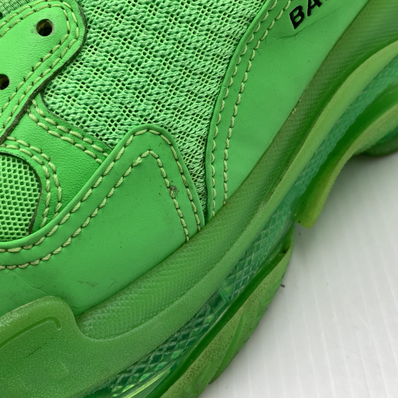 【中古品】【メンズ】 BALENCIAGA バレンシアガ TRIPLE S SNEAKERS 541624 トリプル エス スニーカー 靴 シューズ ビッグスニーカー 183-260812-ko-05-tei サイズ：42 カラー：グリーン 万代Net店