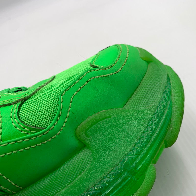 【中古品】【メンズ】 BALENCIAGA バレンシアガ TRIPLE S SNEAKERS 541624 トリプル エス スニーカー 靴 シューズ ビッグスニーカー 183-260812-ko-05-tei サイズ：42 カラー：グリーン 万代Net店
