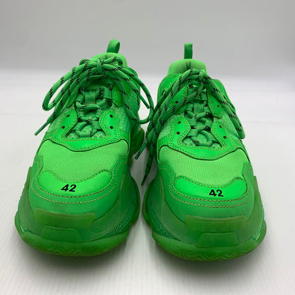 【中古品】【メンズ】 BALENCIAGA バレンシアガ TRIPLE S SNEAKERS 541624 トリプル エス スニーカー 靴 シューズ ビッグスニーカー 183-260812-ko-05-tei サイズ：42 カラー：グリーン 万代Net店