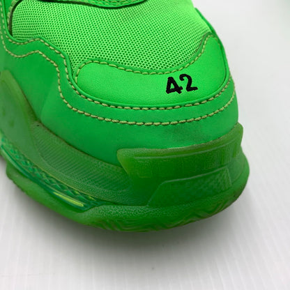 【中古品】【メンズ】 BALENCIAGA バレンシアガ TRIPLE S SNEAKERS 541624 トリプル エス スニーカー 靴 シューズ ビッグスニーカー 183-260812-ko-05-tei サイズ：42 カラー：グリーン 万代Net店