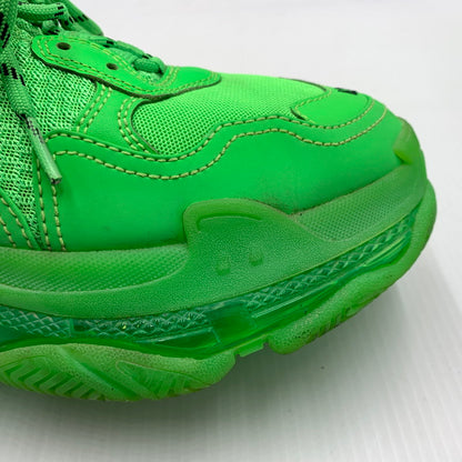 【中古品】【メンズ】 BALENCIAGA バレンシアガ TRIPLE S SNEAKERS 541624 トリプル エス スニーカー 靴 シューズ ビッグスニーカー 183-260812-ko-05-tei サイズ：42 カラー：グリーン 万代Net店
