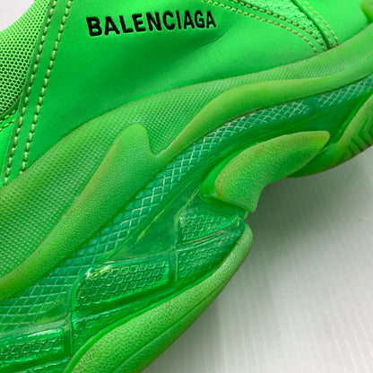 【中古品】【メンズ】 BALENCIAGA バレンシアガ TRIPLE S SNEAKERS 541624 トリプル エス スニーカー 靴 シューズ ビッグスニーカー 183-260812-ko-05-tei サイズ：42 カラー：グリーン 万代Net店