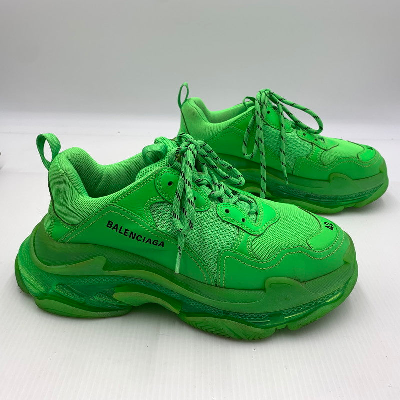 【中古品】【メンズ】 BALENCIAGA バレンシアガ TRIPLE S SNEAKERS 541624 トリプル エス スニーカー 靴 シューズ ビッグスニーカー 183-260812-ko-05-tei サイズ：42 カラー：グリーン 万代Net店