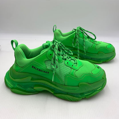 【中古品】【メンズ】 BALENCIAGA バレンシアガ TRIPLE S SNEAKERS 541624 トリプル エス スニーカー 靴 シューズ ビッグスニーカー 183-260812-ko-05-tei サイズ：42 カラー：グリーン 万代Net店