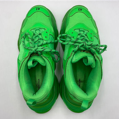 【中古品】【メンズ】 BALENCIAGA バレンシアガ TRIPLE S SNEAKERS 541624 トリプル エス スニーカー 靴 シューズ ビッグスニーカー 183-260812-ko-05-tei サイズ：42 カラー：グリーン 万代Net店