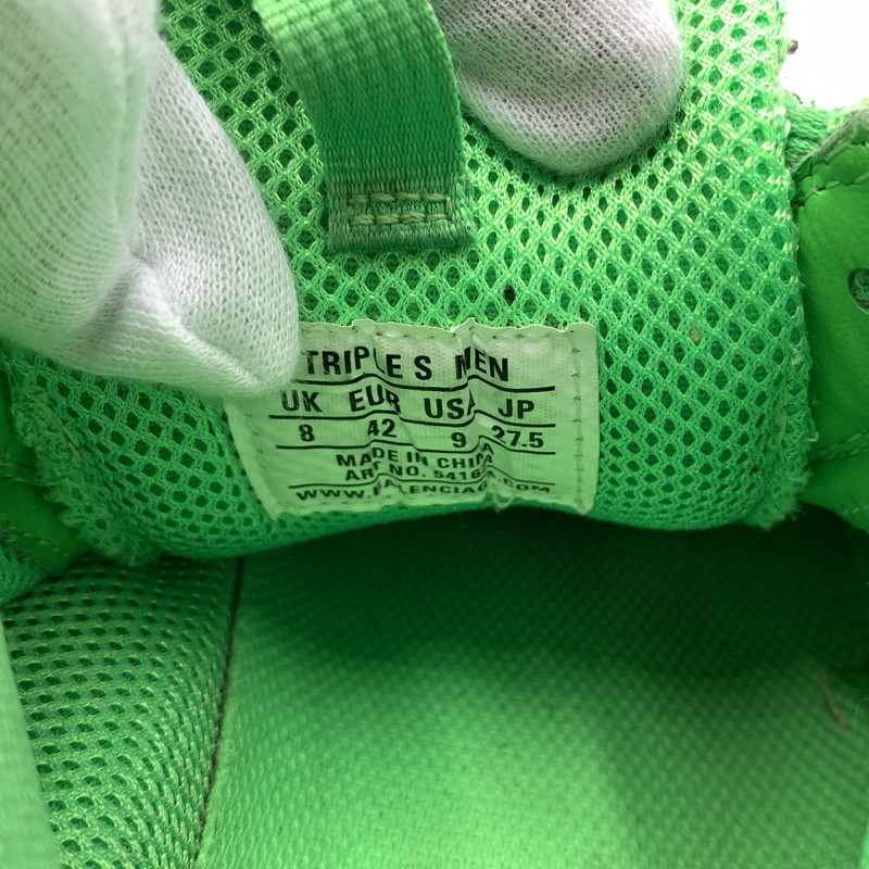 【中古品】【メンズ】 BALENCIAGA バレンシアガ TRIPLE S SNEAKERS 541624 トリプル エス スニーカー 靴 シューズ ビッグスニーカー 183-260812-ko-05-tei サイズ：42 カラー：グリーン 万代Net店