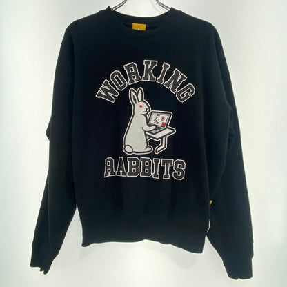 【中古品】【メンズ】 FR2 WORKING RABBIT ワーキングラビット スウェット 142-260822-nm-38-tei サイズ：M カラー：ブラック 万代Net店