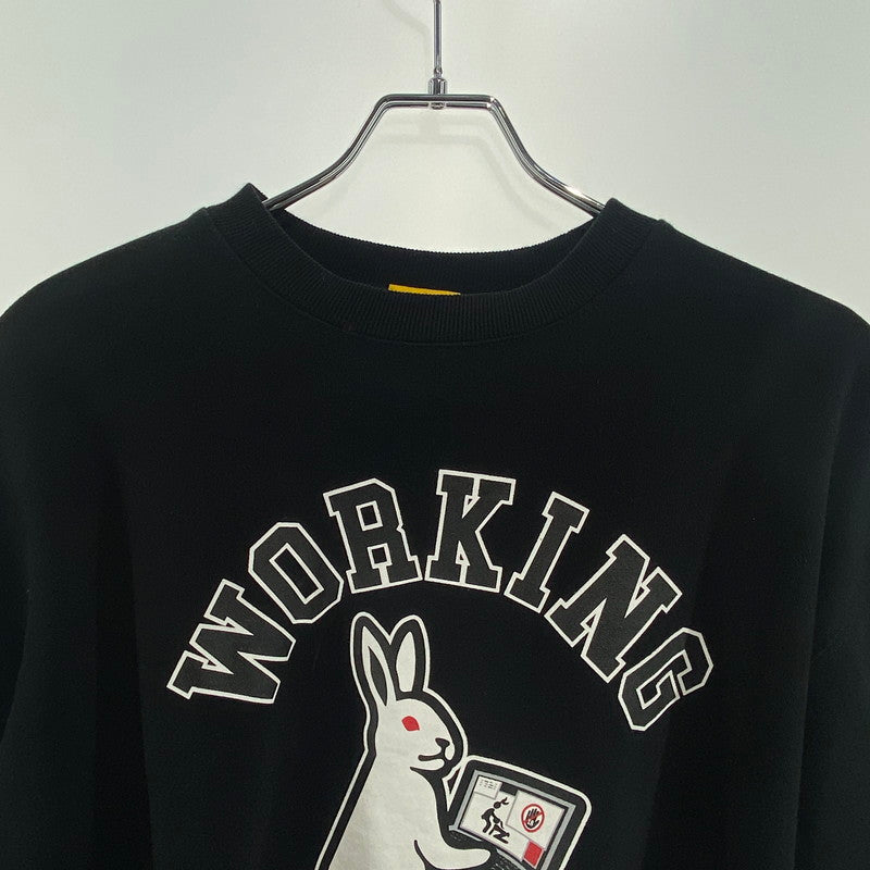 【中古品】【メンズ】 FR2 WORKING RABBIT ワーキングラビット スウェット 142-260822-nm-38-tei サイズ：M カラー：ブラック 万代Net店