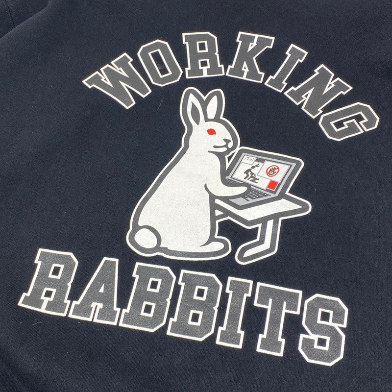 【中古品】【メンズ】 FR2 WORKING RABBIT ワーキングラビット スウェット 142-260822-nm-38-tei サイズ：M カラー：ブラック 万代Net店