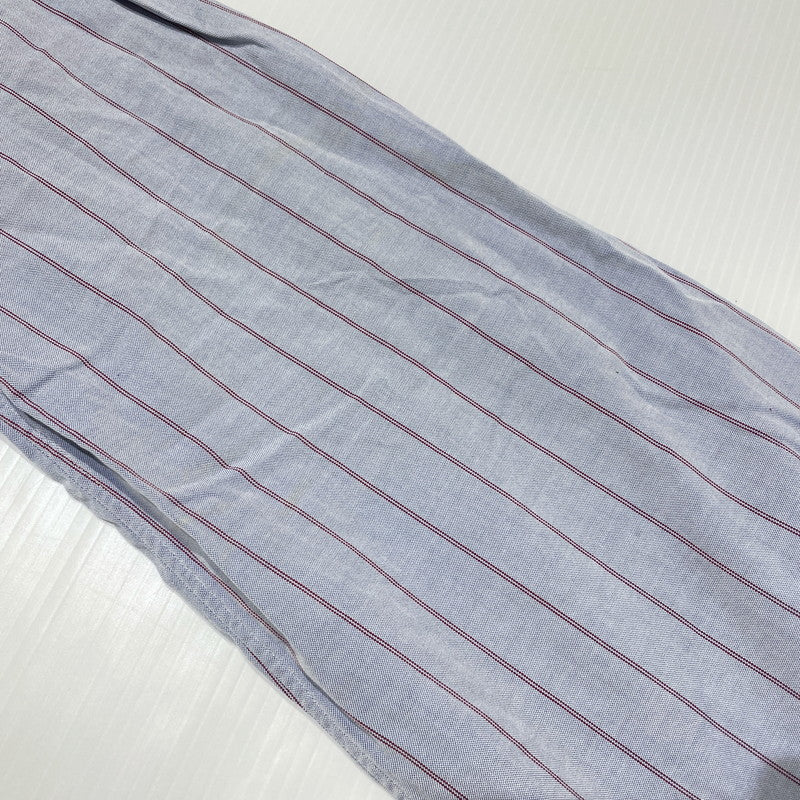 【現状渡し品】【メンズ】 BROOKS BROTHERS ブルックスブラザーズ 80's EST.1818 BD STRIPE LS SHIRT VINTAGE 80年代 ボタンダウン ストライプ シャツ 長袖 トップス ヴィンテージ 145-260828-yo-07-teih サイズ：15 1/2-34 カラー：ブルー系/レッド 万代Net店