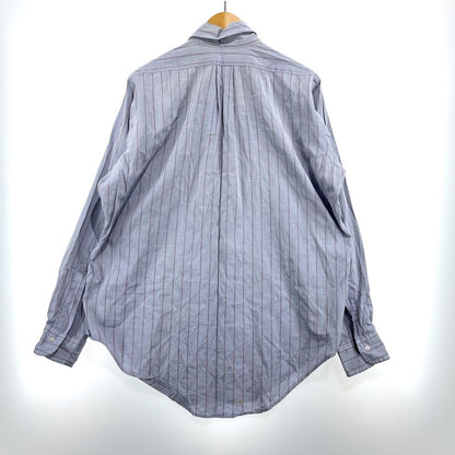 【現状渡し品】【メンズ】 BROOKS BROTHERS ブルックスブラザーズ 80's EST.1818 BD STRIPE LS SHIRT VINTAGE 80年代 ボタンダウン ストライプ シャツ 長袖 トップス ヴィンテージ 145-260828-yo-07-teih サイズ：15 1/2-34 カラー：ブルー系/レッド 万代Net店