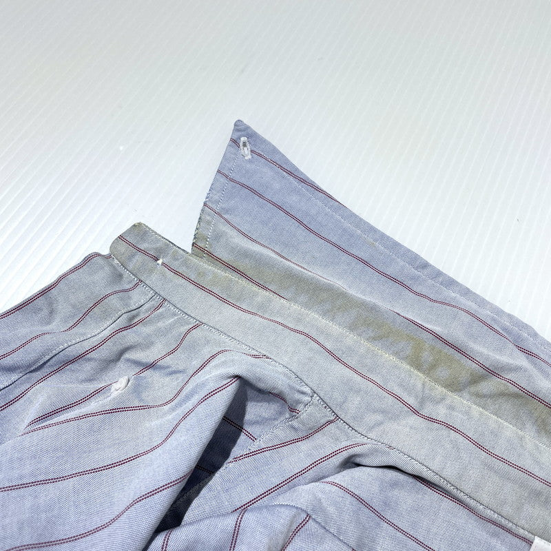 【現状渡し品】【メンズ】 BROOKS BROTHERS ブルックスブラザーズ 80's EST.1818 BD STRIPE LS SHIRT VINTAGE 80年代 ボタンダウン ストライプ シャツ 長袖 トップス ヴィンテージ 145-260828-yo-07-teih サイズ：15 1/2-34 カラー：ブルー系/レッド 万代Net店