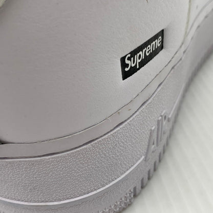 【中古品】【メンズ】 NIKE ナイキ× GOODENOUGH グッドイナフ × Supreme シュプリーム 別注 コラボ AIR FORCE 1 LOW WHITE LEOPARD IM3483-100 25SS エアフォース1 ロー スニーカー 靴 シューズ 160-260917-ko-06-teih サイズ：28cm カラー：ホワイト 万代Net店
