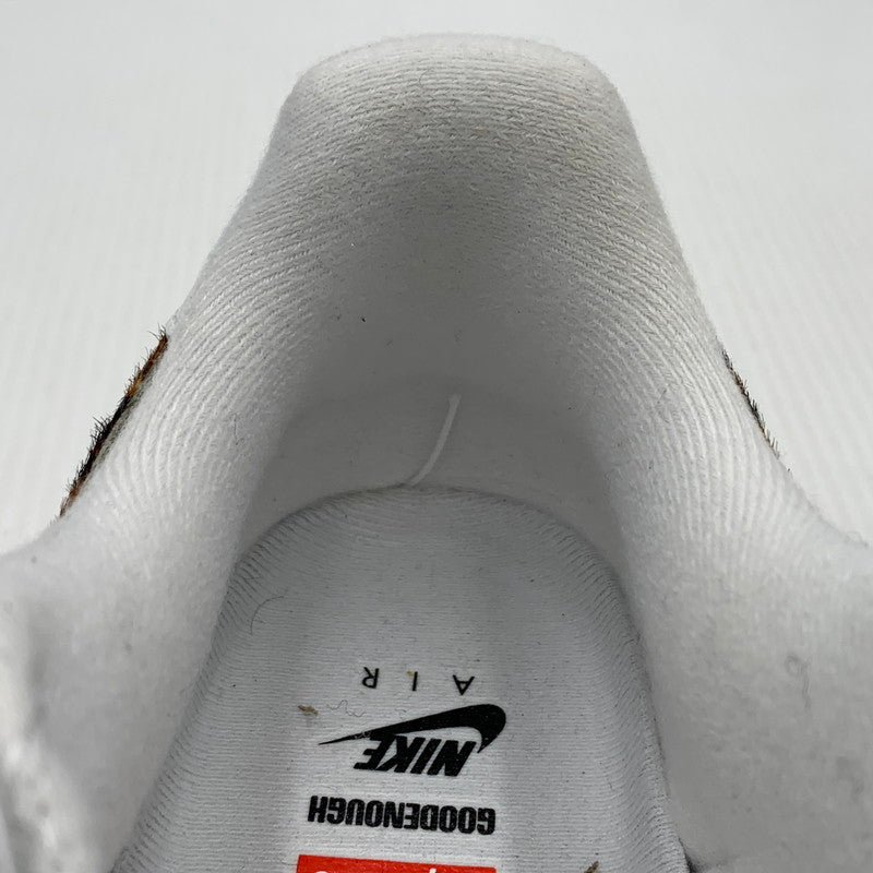 【中古品】【メンズ】 NIKE ナイキ× GOODENOUGH グッドイナフ × Supreme シュプリーム 別注 コラボ AIR FORCE 1 LOW WHITE LEOPARD IM3483-100 25SS エアフォース1 ロー スニーカー 靴 シューズ 160-260917-ko-06-teih サイズ：28cm カラー：ホワイト 万代Net店