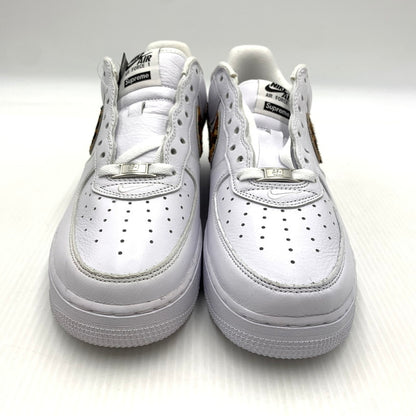 【中古品】【メンズ】 NIKE ナイキ× GOODENOUGH グッドイナフ × Supreme シュプリーム 別注 コラボ AIR FORCE 1 LOW WHITE LEOPARD IM3483-100 25SS エアフォース1 ロー スニーカー 靴 シューズ 160-260917-ko-06-teih サイズ：28cm カラー：ホワイト 万代Net店