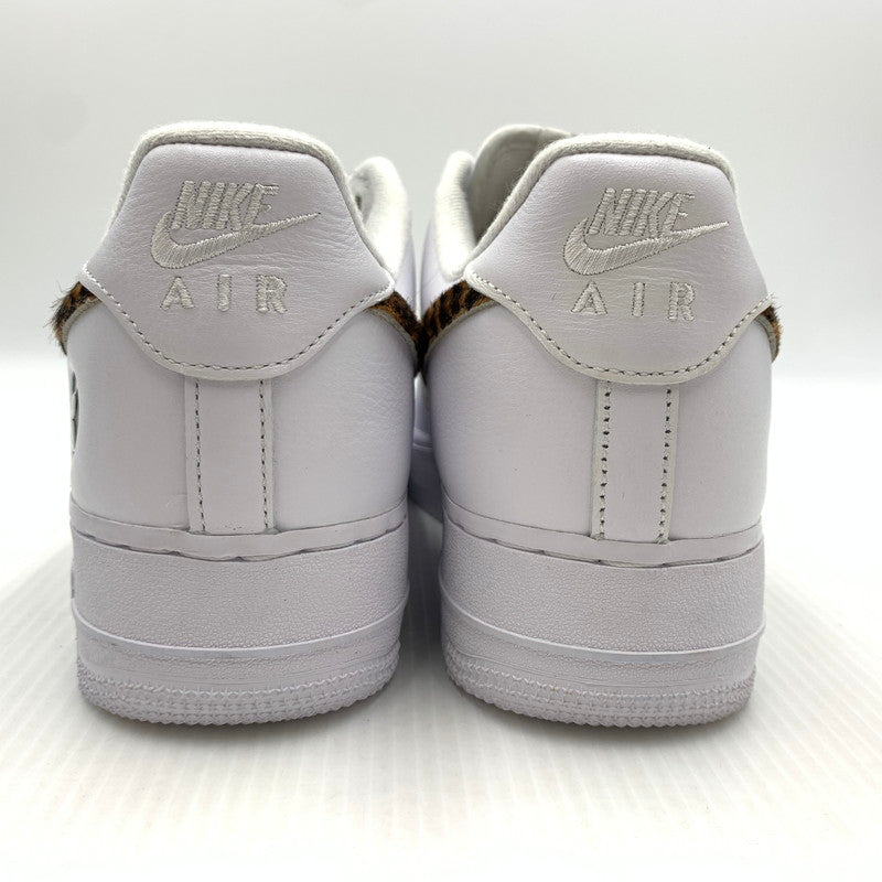 【中古品】【メンズ】 NIKE ナイキ× GOODENOUGH グッドイナフ × Supreme シュプリーム 別注 コラボ AIR FORCE 1 LOW WHITE LEOPARD IM3483-100 25SS エアフォース1 ロー スニーカー 靴 シューズ 160-260917-ko-06-teih サイズ：28cm カラー：ホワイト 万代Net店