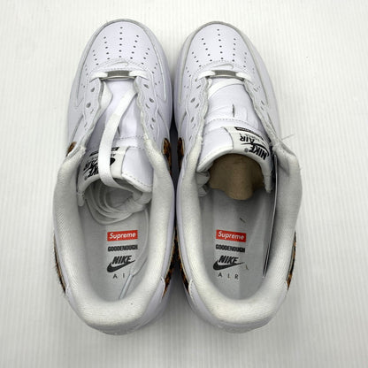 【中古品】【メンズ】 NIKE ナイキ× GOODENOUGH グッドイナフ × Supreme シュプリーム 別注 コラボ AIR FORCE 1 LOW WHITE LEOPARD IM3483-100 25SS エアフォース1 ロー スニーカー 靴 シューズ 160-260917-ko-06-teih サイズ：28cm カラー：ホワイト 万代Net店