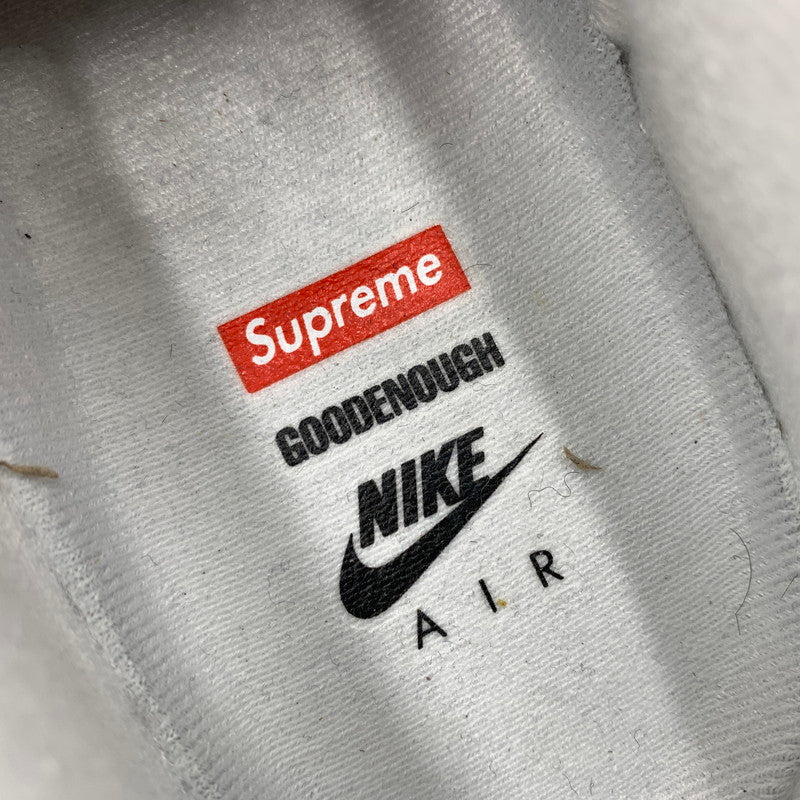 【中古品】【メンズ】 NIKE ナイキ× GOODENOUGH グッドイナフ × Supreme シュプリーム 別注 コラボ AIR FORCE 1 LOW WHITE LEOPARD IM3483-100 25SS エアフォース1 ロー スニーカー 靴 シューズ 160-260917-ko-06-teih サイズ：28cm カラー：ホワイト 万代Net店