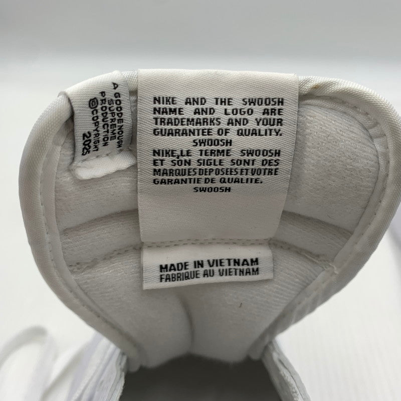 【中古品】【メンズ】 NIKE ナイキ× GOODENOUGH グッドイナフ × Supreme シュプリーム 別注 コラボ AIR FORCE 1 LOW WHITE LEOPARD IM3483-100 25SS エアフォース1 ロー スニーカー 靴 シューズ 160-260917-ko-06-teih サイズ：28cm カラー：ホワイト 万代Net店