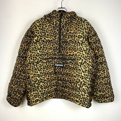 【現状渡し品】【メンズ】 Supreme シュプリーム 21FW MICRO DOWN HALF ZIP HOODED PULLOVER マイクロダウン ハーフジップ フーディ プルオーパー アウター ダウンジャケット 149-260808-ko-01-tei サイズ：L カラー：柄 万代Net店