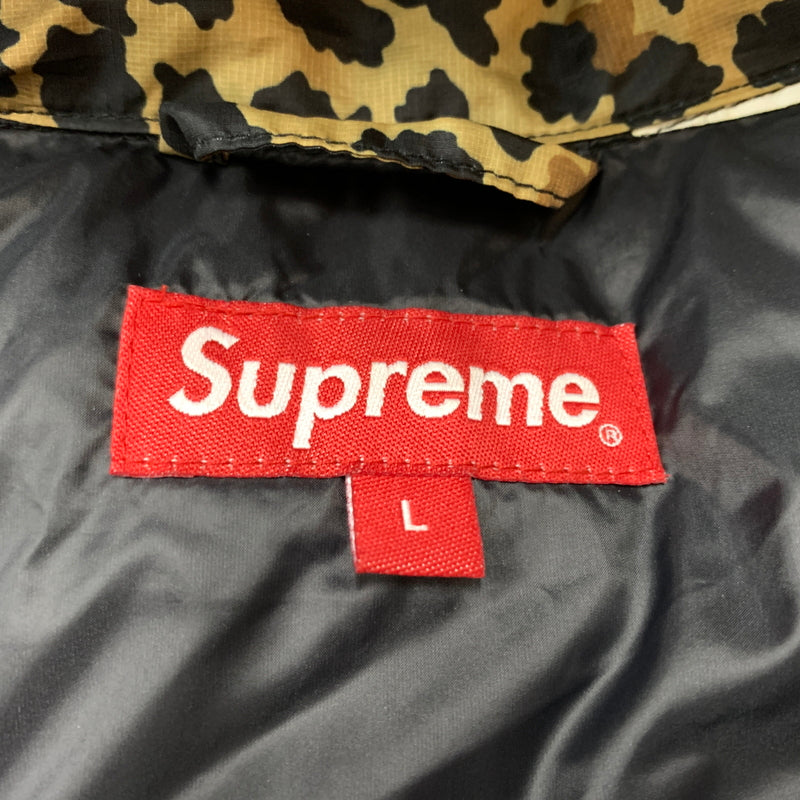 【現状渡し品】【メンズ】 Supreme シュプリーム 21FW MICRO DOWN HALF ZIP HOODED PULLOVER マイクロダウン ハーフジップ フーディ プルオーパー アウター ダウンジャケット 149-260808-ko-01-tei サイズ：L カラー：柄 万代Net店