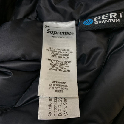 【現状渡し品】【メンズ】 Supreme シュプリーム 21FW MICRO DOWN HALF ZIP HOODED PULLOVER マイクロダウン ハーフジップ フーディ プルオーパー アウター ダウンジャケット 149-260808-ko-01-tei サイズ：L カラー：柄 万代Net店