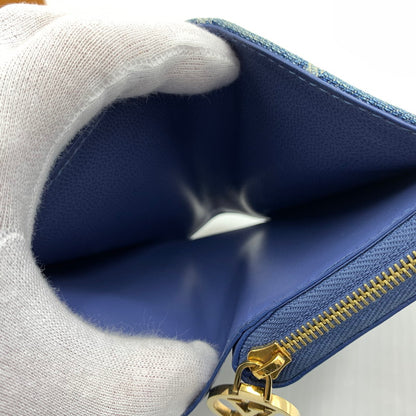 【中古品】【メンズ】 LOUIS VUITTON ルイ・ヴィトン M83160 モノグラム デニム ポルトフォイユ ルー 二つ折り財布 コインケース 179-260812-ko-09-tei カラー：インディゴ 万代Net店