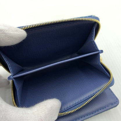 【中古品】【メンズ】 LOUIS VUITTON ルイ・ヴィトン M83160 モノグラム デニム ポルトフォイユ ルー 二つ折り財布 コインケース 179-260812-ko-09-tei カラー：インディゴ 万代Net店
