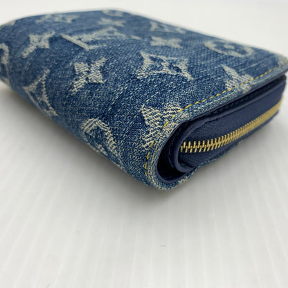 【中古品】【メンズ】 LOUIS VUITTON ルイ・ヴィトン M83160 モノグラム デニム ポルトフォイユ ルー 二つ折り財布 コインケース 179-260812-ko-09-tei カラー：インディゴ 万代Net店