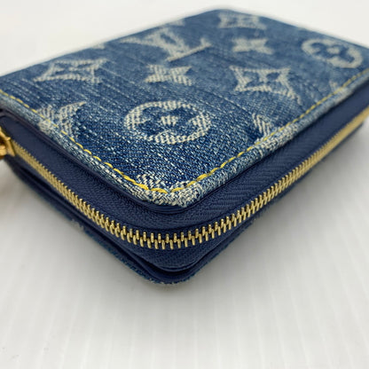 【中古品】【メンズ】 LOUIS VUITTON ルイ・ヴィトン M83160 モノグラム デニム ポルトフォイユ ルー 二つ折り財布 コインケース 179-260812-ko-09-tei カラー：インディゴ 万代Net店