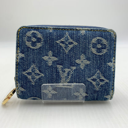 【中古品】【メンズ】 LOUIS VUITTON ルイ・ヴィトン M83160 モノグラム デニム ポルトフォイユ ルー 二つ折り財布 コインケース 179-260812-ko-09-tei カラー：インディゴ 万代Net店