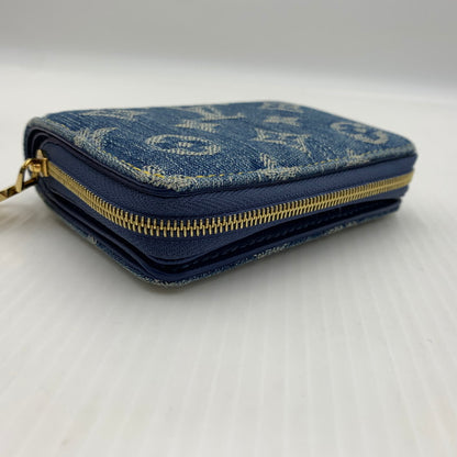 【中古品】【メンズ】 LOUIS VUITTON ルイ・ヴィトン M83160 モノグラム デニム ポルトフォイユ ルー 二つ折り財布 コインケース 179-260812-ko-09-tei カラー：インディゴ 万代Net店