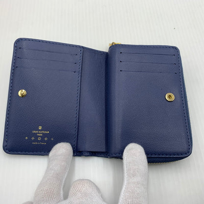 【中古品】【メンズ】 LOUIS VUITTON ルイ・ヴィトン M83160 モノグラム デニム ポルトフォイユ ルー 二つ折り財布 コインケース 179-260812-ko-09-tei カラー：インディゴ 万代Net店