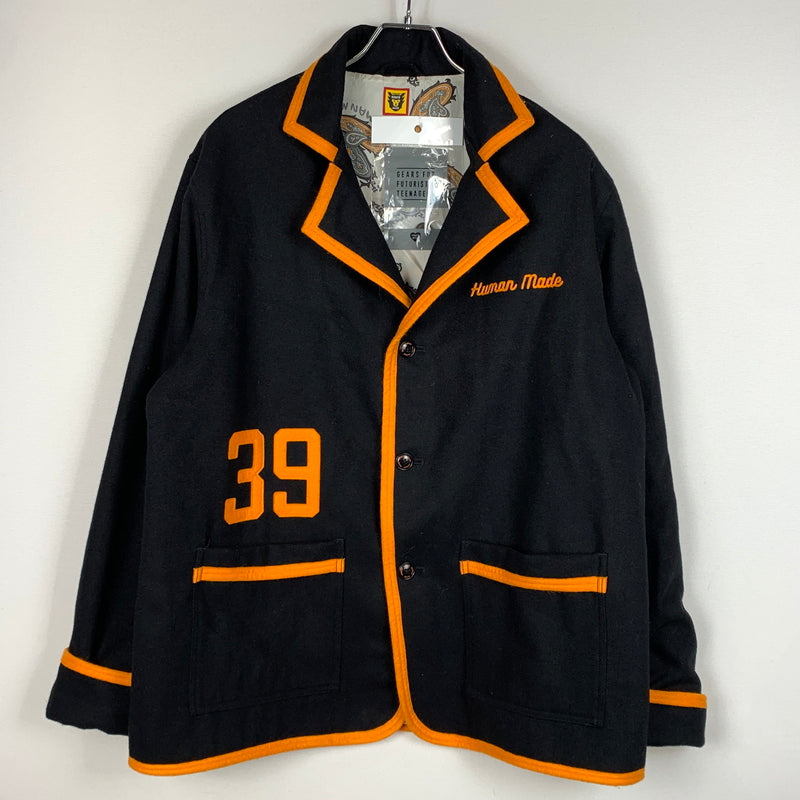 【中古品】【メンズ】 HUMAN MADE ヒューマンメイド 24AW REUNION JACKET HM28JK019 リユニオンジャケット ライトアウター テーラードジャケット 142-260808-ko-02-tei サイズ：XL カラー：ブラック 万代Net店